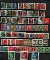 1946. Magyar kiadások, bélyegek (bélyegszett)