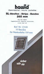 Filacsík (1 varrattal, fekete hátoldal) 265 x 100 mm, HAWID, kiváló minőség