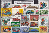 Autók és motorkerékpárok-25 klf. bélyeg