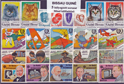 BISSAU  GUINEA 5 klf. bélyegzett sor