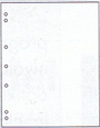 Fehér elválasztó lapok  NUMIS formátumú  éremberakóhoz, 10 db/csg,  (336293)
