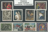 FRANCIA 10 klf.  Festmény bélyeg, önálló kiadások 