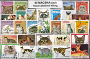 Macskák (házi)-50 klf. bélyeg