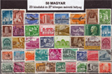 Magyar bélyegcsomag, 50 klf. (23 klf. + 27 klf.)