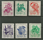 1974. Virágok bélyegsor, 6 érték