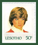 Lady Diana bélyegcsomagok