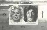 1998. In memoriam Marilyn Monreo - John Lennon, feketenyomat