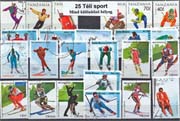 Téli sportok-25 klf. bélyeg