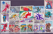 Téli sportok-50 klf. bélyeg