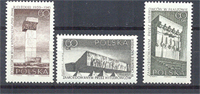 1965. A lengyel nép harca 1939-1945 között, 3 érték bélyeg