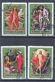 1969.  Húsvét, Krisztus festmények 4 érték bélyeg