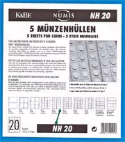 Éremberakó pótlap, NUMIS formátumú  éremberakóhoz (NH 20)