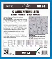 Éremberakó pótlap, NUMIS  formátumú  éremberakóhoz  (HN 24) euró érme sorozathoz országzászlóval